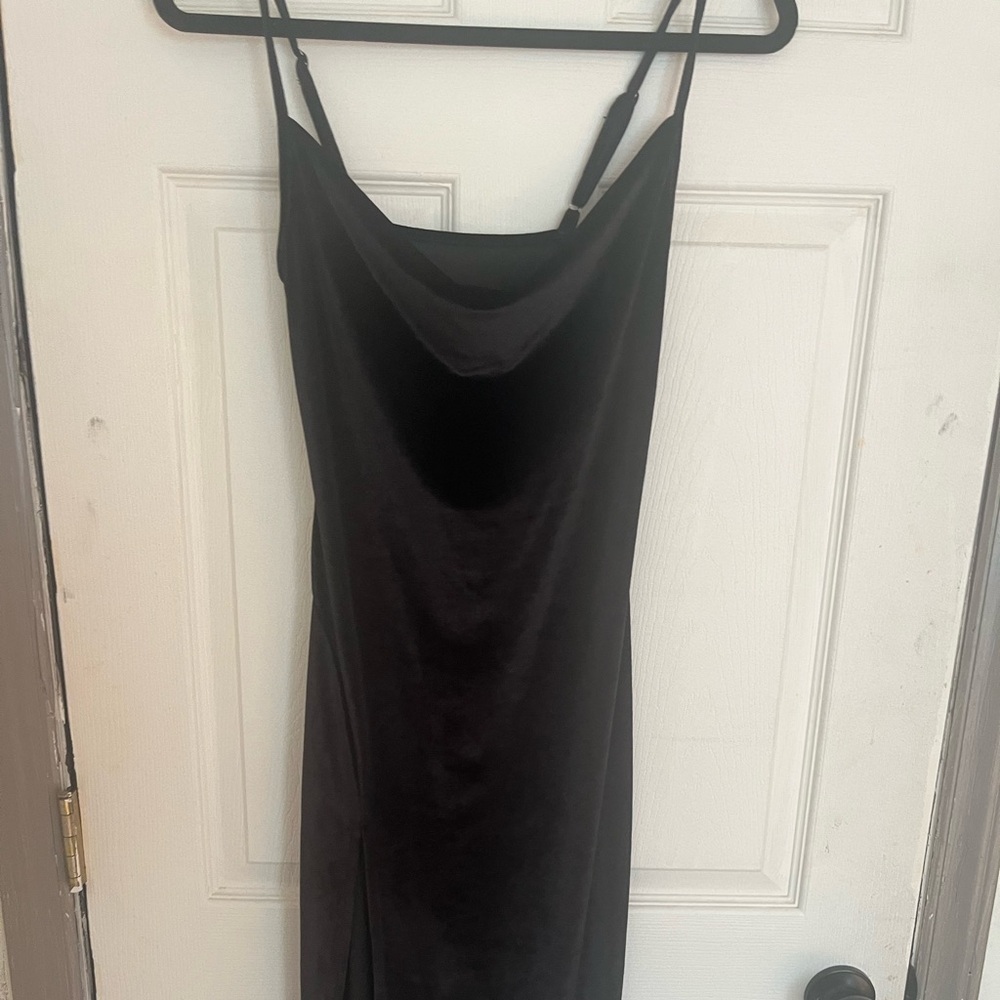 Elegant Black Slip Dress